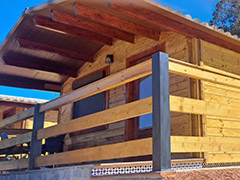 Casitas de madera en Camping El Sur