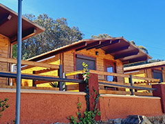 Casitas de madera en Camping El Sur