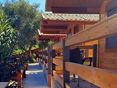 Casitas de madera en Camping El Sur