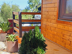Casitas de madera en Camping El Sur